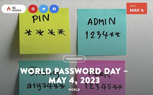 5/4世界密碼日　台灣最愛組合報你知