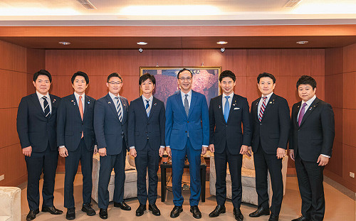 朱立倫會日本自民黨青年局長 國民黨：深度交流台日關係　