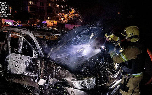 (影) 「勝利日」前夕俄軍大規模空襲烏克蘭 ! 稱破獲烏襲俄機場破壞小組