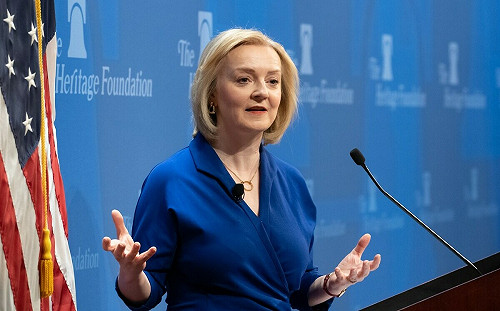 英國前首相特拉斯16日訪台  將拜會府院高層 