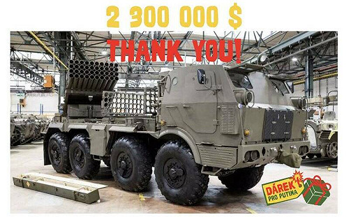 送普丁大禮！捷克集資買多管火箭 贈送烏軍