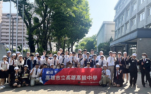 雄中回訪八王子東高校 展現台日傳統友好情誼