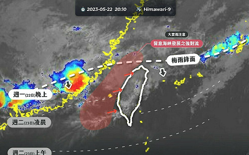 ｢梅雨鋒面夜襲｣南部補水有希望！ 氣象粉專：深夜由北往南掠過全台