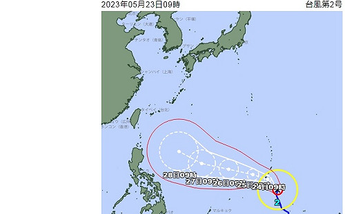 日氣象廳列瑪娃為強颱 警告即使減弱仍持續有大雨