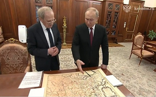 普丁自打臉！拿古地圖否定烏克蘭存在 沒看到這個字