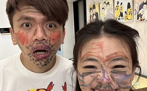 蔡阿嘎二伯互曬醜照！網笑：可以看出是真愛