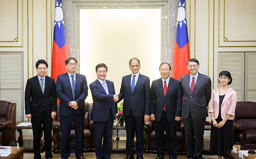 接見駐台北韓國代表部代表 游錫堃：台韓應深化交流