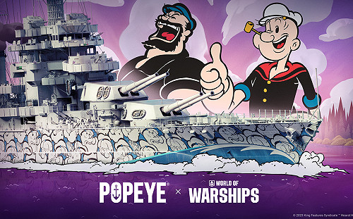 攜手非營利組織做慈善！《戰艦世界》X《大力水手卜派》首次官方合作正式登場