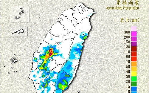 中南部5縣市大雨特報 台南市高溫上看36度