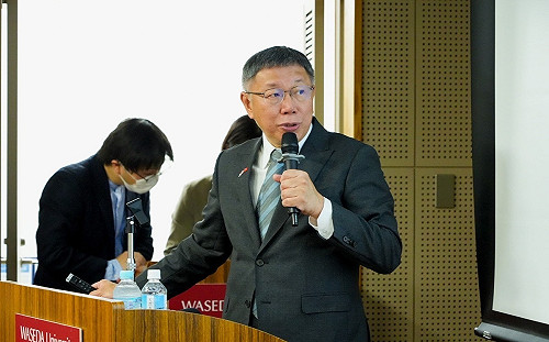 中國學生問若當選是否考慮「柯習會」？柯文哲：重點是見面要談什麼？   