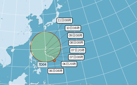 未來一週天氣一圖看！「谷超」颱風最快今晚生成