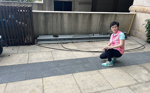 建案天降鋼筋 陳俞融批中市府「沒從中捷事故得到教訓」