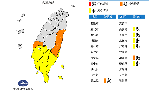 雲林以南熱爆 鄭明典：未來天氣最明顯的是高溫