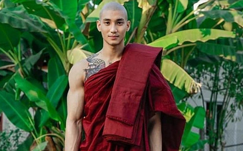 「地表最帥和尚」特赦出獄！IG「黑色愛心」無聲抗議緬甸軍政府