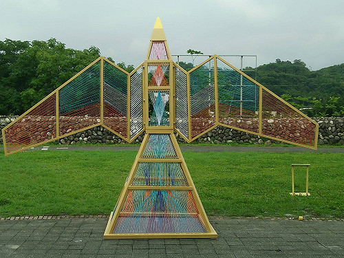 魯班公精湛手藝重現！「木鳶」與「魯班球」地景藝術登場