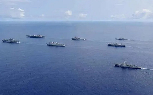 在給中國下馬威! 美菲軍演在南海黃岩島海域劃禁區 稱將擊沉中國造油輪