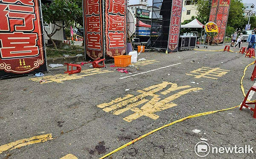 疑天氣過熱垃圾沼氣爆炸 嘉義金虎爺會廟會28人送醫