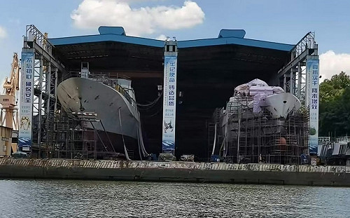 中國「054B」？外國軍媒拼湊Twitter圖資 推估今年底亮相