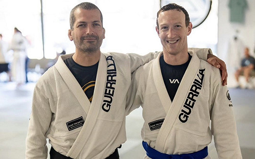 馬斯克小心了！祖克柏IG曬照炫耀巴西柔術升級藍帶