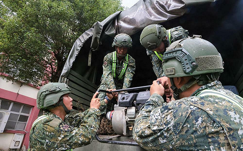 第四作戰區完成杜蘇芮颱風災防整備  警戒待命馳援　