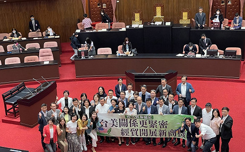 立院通過台美21世紀貿易倡議  柯建銘：只是起點！未來會有更多好消息