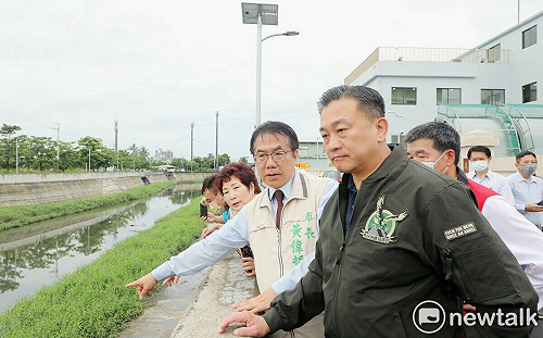 因應杜蘇芮颱風襲台  黃偉哲視察防颱整備並提醒市民防災