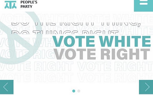 「投白投右」標語是小編想的 林珍羽：解決問題是台灣民眾黨精神