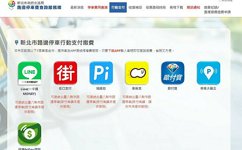 北台8縣市路邊停車費 一個行動支付APP即可搞定