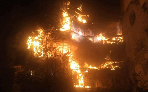 (影) 烏俄多處大火！莫斯科州工廠火災 俄軍攻赫爾松引大火致1死12傷