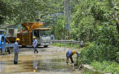 南投災區還有63戶停電！台電：路通後盡速復電