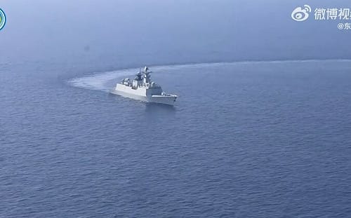 解放軍海空軍演恫嚇 美籲北京停止對台軍事施壓
