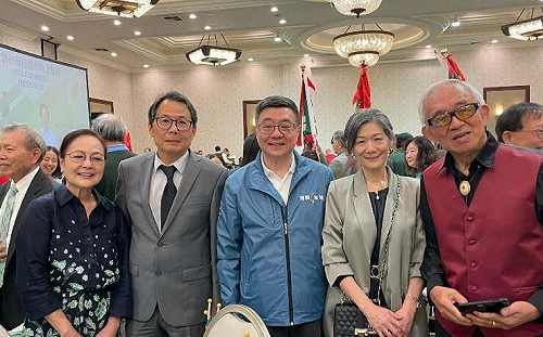 大洛杉磯信賴台灣之友會  總統四姐蔡瀛如夫婦出席力挺　