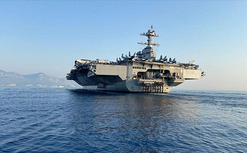 俄軍艦隊受威脅! 全球最大航母抵土耳其 美展「重視黑海」決心