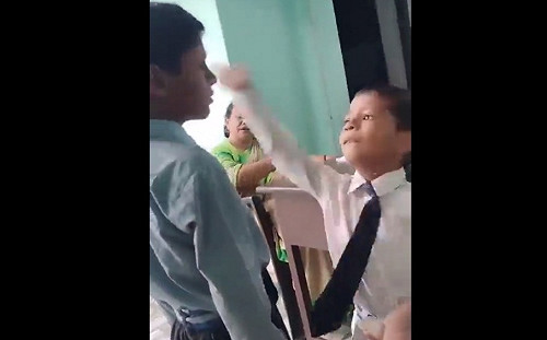印度老師要求學生搧7歲同學耳光 還直指他是穆斯林 引爆種族歧視怒火
