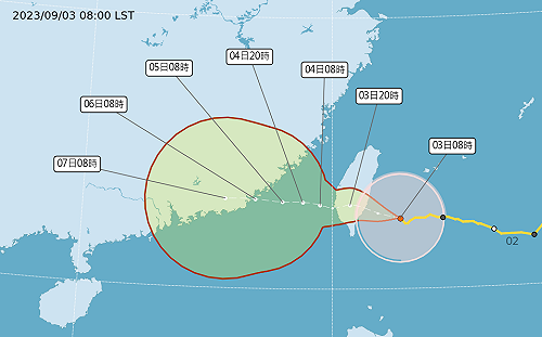 海葵颱風觸陸！北市中午後風雨最明顯 市府籲減少不必要外出 