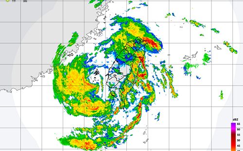 海葵二度登陸！打轉3小時出海 氣象局：雲林以南留意11級強陣風