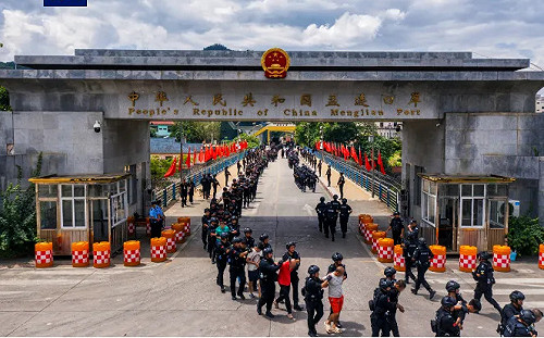 人多到要用卡車載！緬甸大抓捕 1,207陸人涉電信詐騙 移交中國