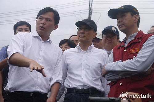林全豪雨後勘災  考量增加前瞻水環境經費