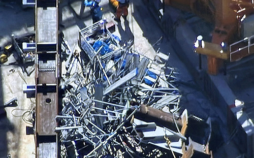 日本東京重大工安意外！「15噸鋼筋倒塌」致工人2死3傷