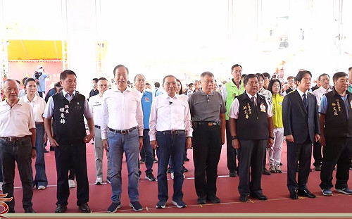 苗栗白沙屯拱天宮建廟160周年慶 4位總統參選人罕見同台