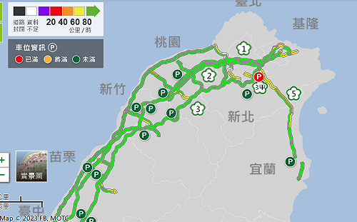 中秋連假收假國道11路段易塞 國5北向午後高乘載