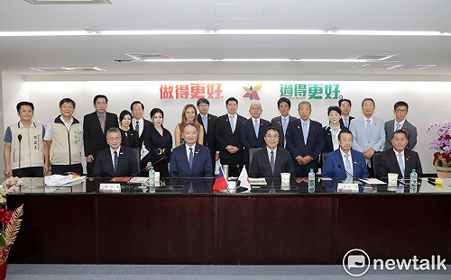 加賀市本庄市雙市長聯袂拜會黃偉哲 為台日情誼加溫