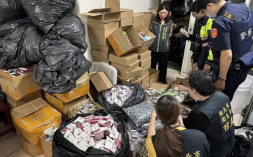 新北破獲首宗電子煙製造廠 煙彈市價逾千萬