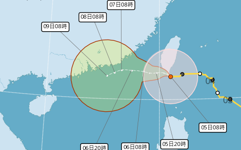 小犬強風超驚人！桃園沒放假「颳11級陣風」 氣象署揭二次登陸機率