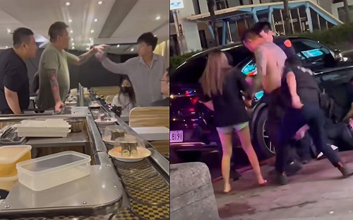 全甲刺青89壽司店嗆男「你看起來像茶碗蒸」 下樓開戰被警棍打成「鮪魚肚刺身」