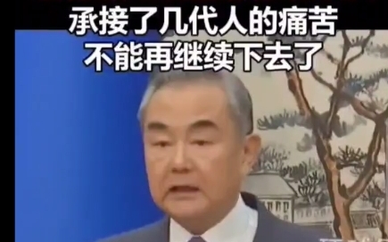 你長得很像茶碗蒸! 王毅不演了  聲援哈瑪斯大談「兩國論」 王丹開轟了