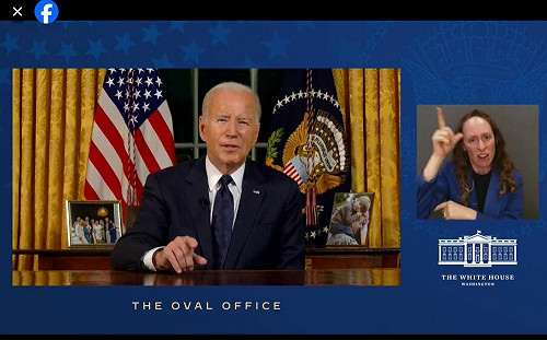 (影)批哈瑪斯和普丁想摧毀民主國家 拜登：不能讓恐怖分子和暴君贏