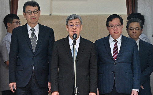 陸委會國旗多一道光芒？陳建仁：已要求各部會注意相關細節