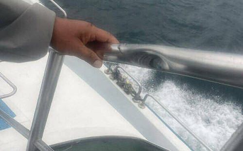 國軍宜蘭大福兵試場試射迫擊砲波及賞鯨船 嚇壞「超級星3號」34人