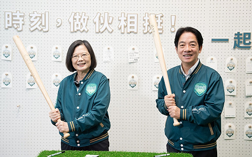 合體開箱全國競選總部 蔡英文：賴清德是最適合繼續帶領台灣人選